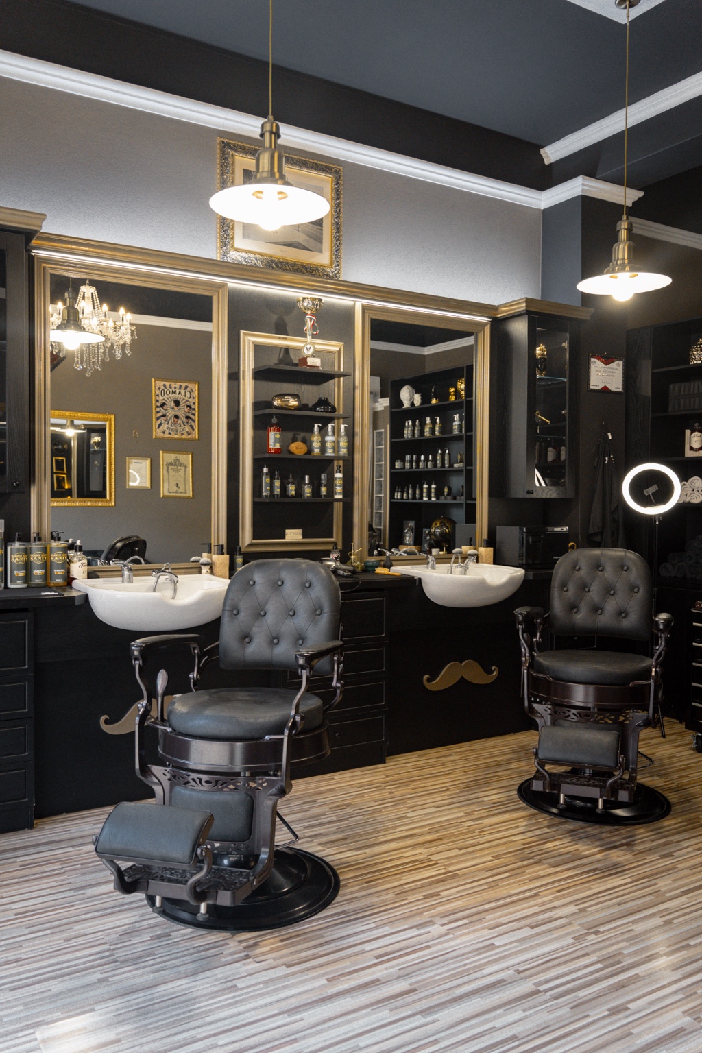 Prodotti e dettagli del barber shop